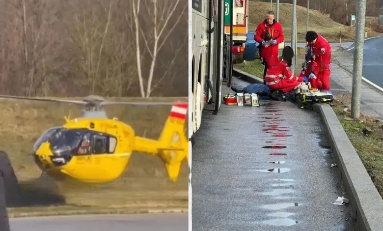 Angažovan i helikopter kako bi spasio ženu iz NOVOPAZARSKOG AUTOBUSA koja je krenula u Njemačku