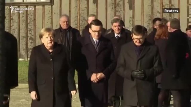 Angela Merkel u poseti logoru Aušvic-Birkenau