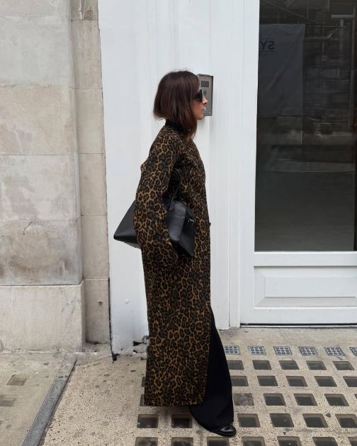 Animal print nastavlja da dominira, a leopard kaput je it komad i ove sezone