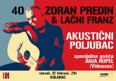 Anja Rupel gošća beogradskog koncerta Zorana Predina i Lačnog Franca