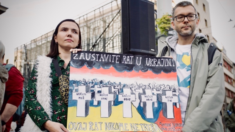Antiratni skup u Beogradu: Ne ratnom ludilu