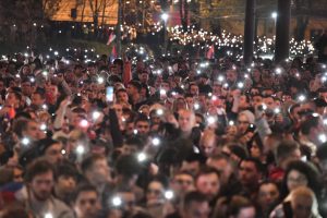 Arhiv javnih skupova objavio procenu koliko je ljudi bilo na protestu „Zadnji voz za Čačak“