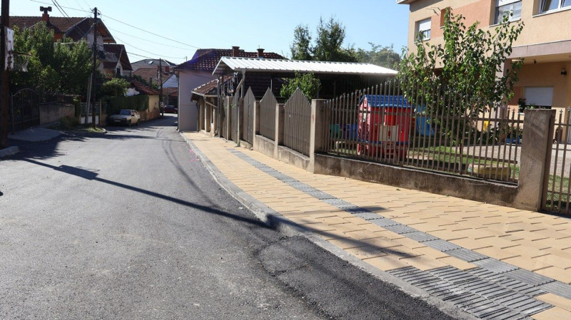 Asfaltirana Toplička ulica u Vranju