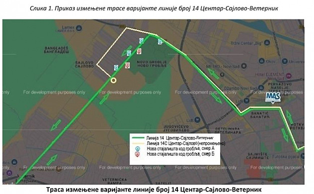 Autobus broj 14 od sutra menja trasu - ponovo staje kod Gradskog groblja