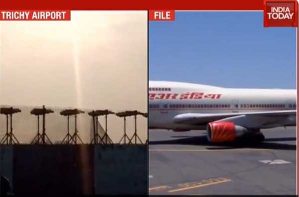 Avion Er Indije udario u zid prilikom poletanja (FOTO, VIDEO)