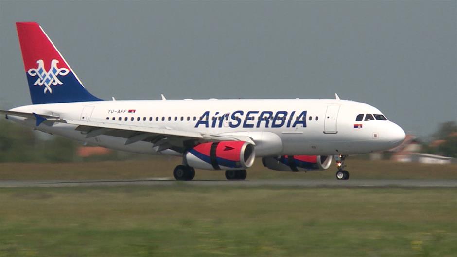 Avion Er Srbije sleteo u Egipat