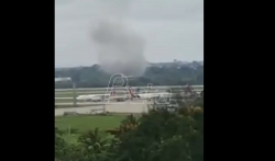 Avion sa više od 100 putnika srušio se kod aerodroma u Havani (VIDEO)