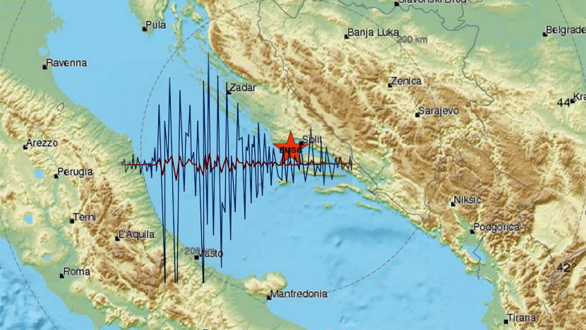 BALKAN SHAKES, EPICENTER IN THE ADRIATIC SEA: A strong earthquake hit Croatia and Bosnia and Herzegovina, people ran into the streets!