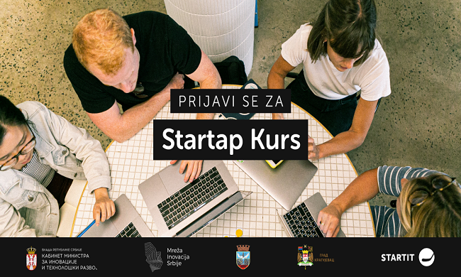 BESPLATAN STARTAP KURS: Za srednjoškolce i studente iz Kragujevca i Zrenjanina