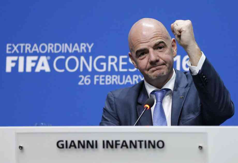 BEZ PROMENA U SVETSKOJ KUĆI FUDBALA: Vega odustao, Infantino jedini kandidat za predsednika FIFA
