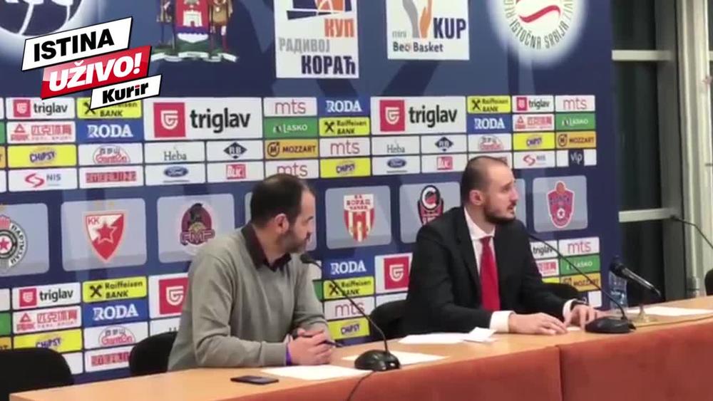 BIRALI SMO LOŠA REŠENJA! Zarić: Čestitam ekipi Partizana plasman u finale Kupa! KURIR TV