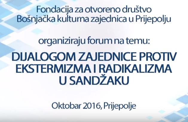 BKZ organizira forum „Dijalogom zajednice protiv ekstremizma i radikalizma u Sandžaku“