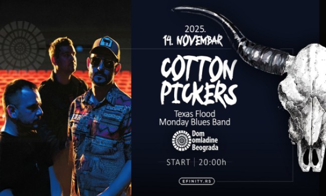 BLUZ SPEKTAKL U DOMU OMLADINE BEOGRADA: Texas Flood, Cotton Pickers i Monday Blues Band večeras u Amerikani
