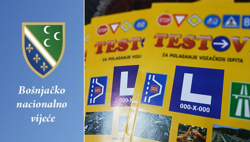 BNV: Testovi za polaganje vozačkog ispita da budu na bosanskom jeziku