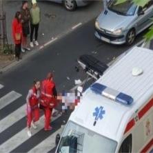 BORBA ZA ŽIVOT PEŠAKA: U samom centru Beograda ozbiljna saobraćajna nezgoda