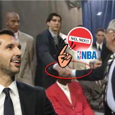 BRAJANT, AJVERSON, NEŠ I DRUŽINA SU NEMO POSMATRALI: Kada je Stojaković stigao na draft, šef NBA je uradio nešto što sada NE BI SMEO! (VIDEO)