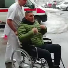 BRAVO, MAJSTORE! Dok su ga vozili u kolicima, Darko Lazić je rekao nešto što je NASMEJALO SVE! (VIDEO)