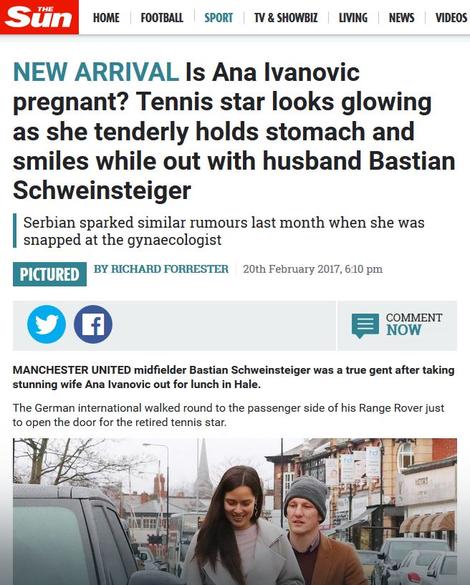 BRITANSKI MEDIJI TVRDE Ana Ivanović je trudna, ove slike su dokaz!