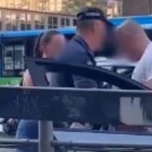 BRUTALNO NASILJE U CENTRU BEOGRADA: Muškarac na Slaviji tukao ženu i dete, policija HITNO reagovala (VIDEO)