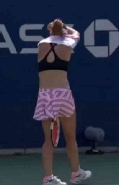 BURA NA US OPENU: Francuska teniserka se skinula tokom meča, sudija je kaznio jer je pokazala grudnjak, a majka Endija Mareja stala u odbranu! (VIDEO)