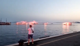 Baklje i trube brodova u znak poslednjeg pozdrava Mateju: Split se oprostio od sugrađanina; Hvala mu VIDEO