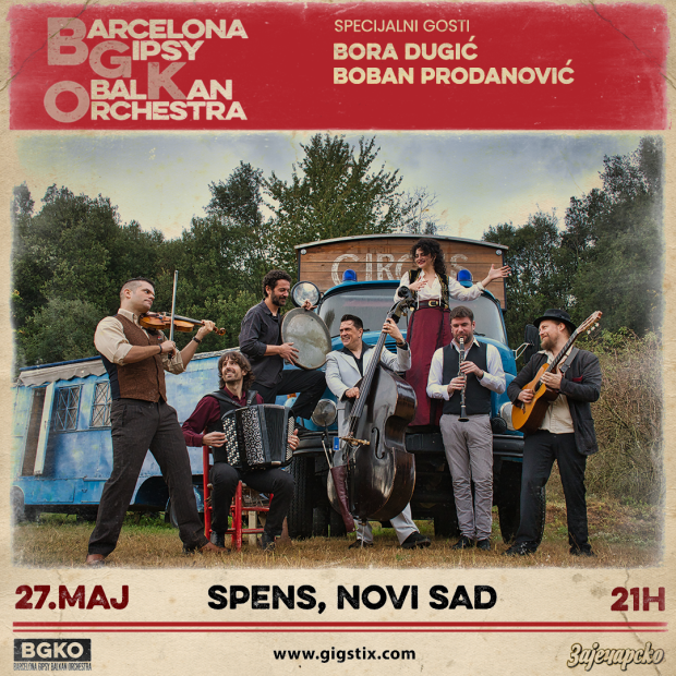 „Barcelona Gipsy balKan Orchestra” у суботу на СПЕНС-у