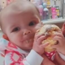 Beba je prvi put jela sladoled i uspela da nasmeje 3 miliona ljudi! (VIDEO)