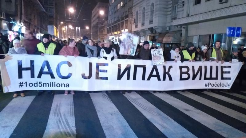 Beograd: Protest posvećen dvogodišnjici ubistva Olivera Ivanovića