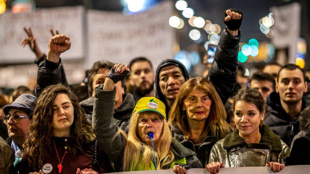 Beograd, novi protest Jedan od pet miliona