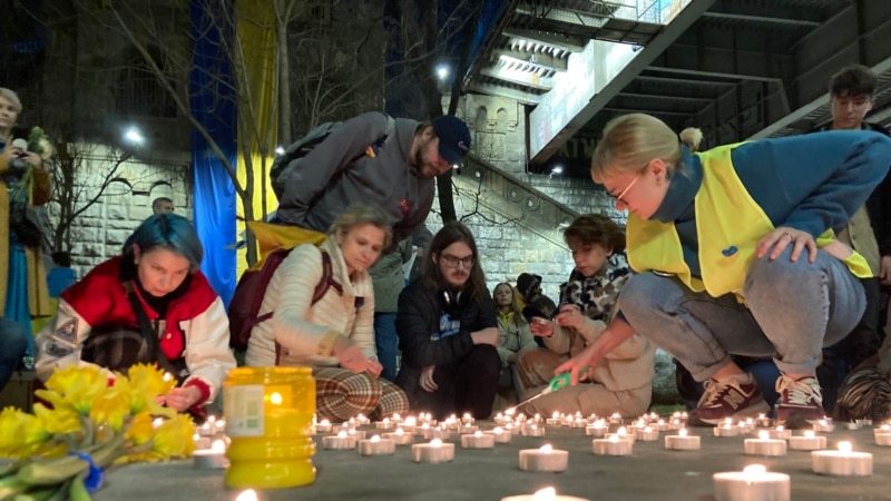 Beograd zapalio sveće za poginule u Ukrajini