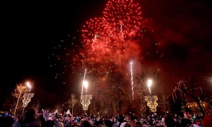 Beograđani ušli u Novu godinu uz vatromet i Bajagu