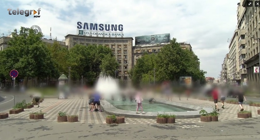 Beogradski osnovci “napali” fontanu: Pogledajte kako su proslavili poslednji dan škole (VIDEO)