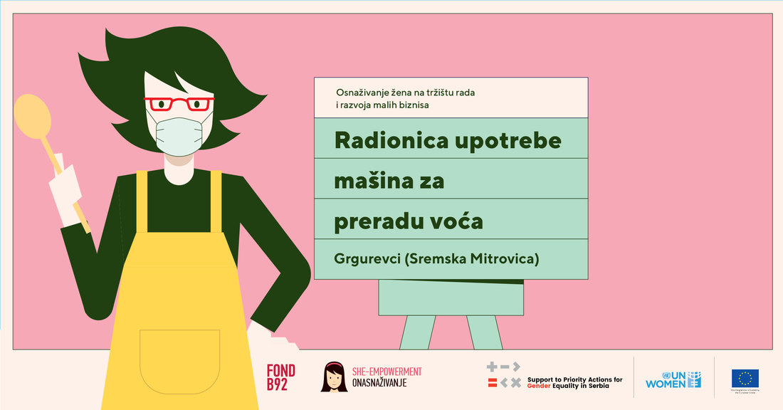 Besplatne radionice prerade voća za žene sa teritorije Sremske Mitrovice