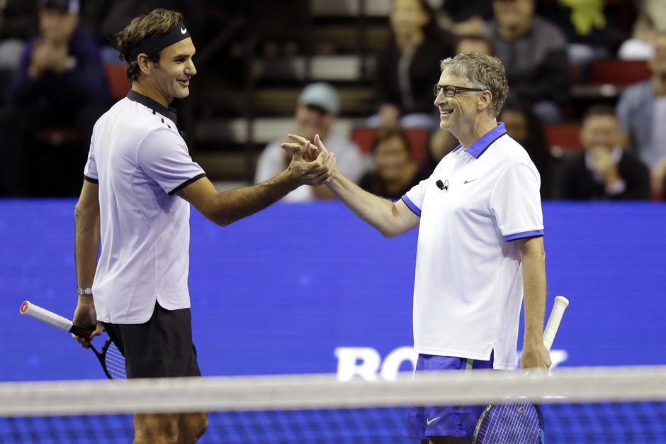 Bil Gejts zagrevao Federera za Indijan Vels