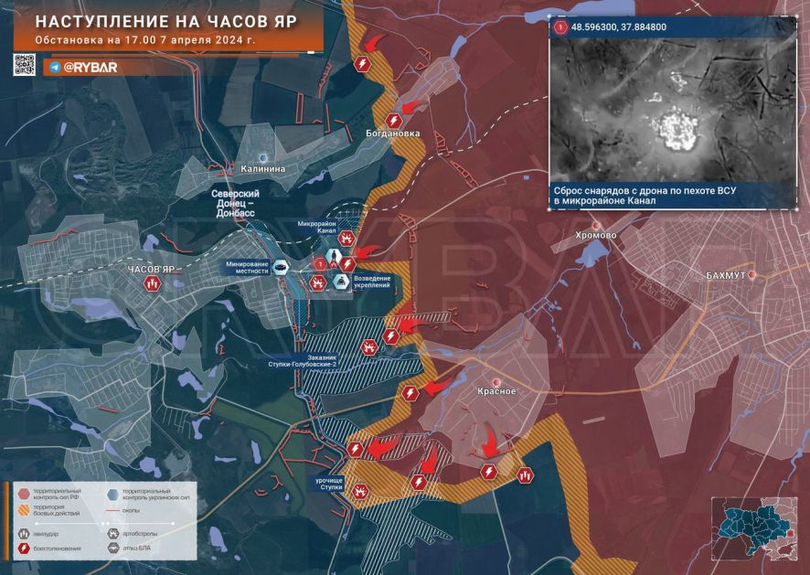 Bitka kod Časovog Jara: napredovanje ruskih oružanih snaga na istočnu periferiju grada