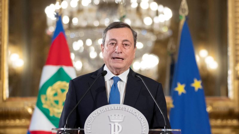 Bivši čelnik Evropske centralne banke Mario Draghi mandatar vlade Italije
