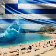 Bliski susret sa ajkulom Zavladala panika u Grčkoj, snimak sa mreža šokirao - Srbi odmah uputili svima upozorenje: Oprez sa ovom plažom