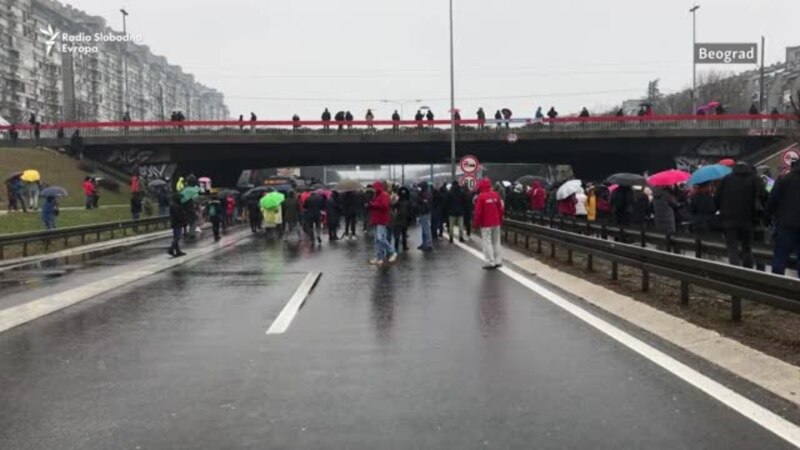 Blokada auto-puta u Beogradu