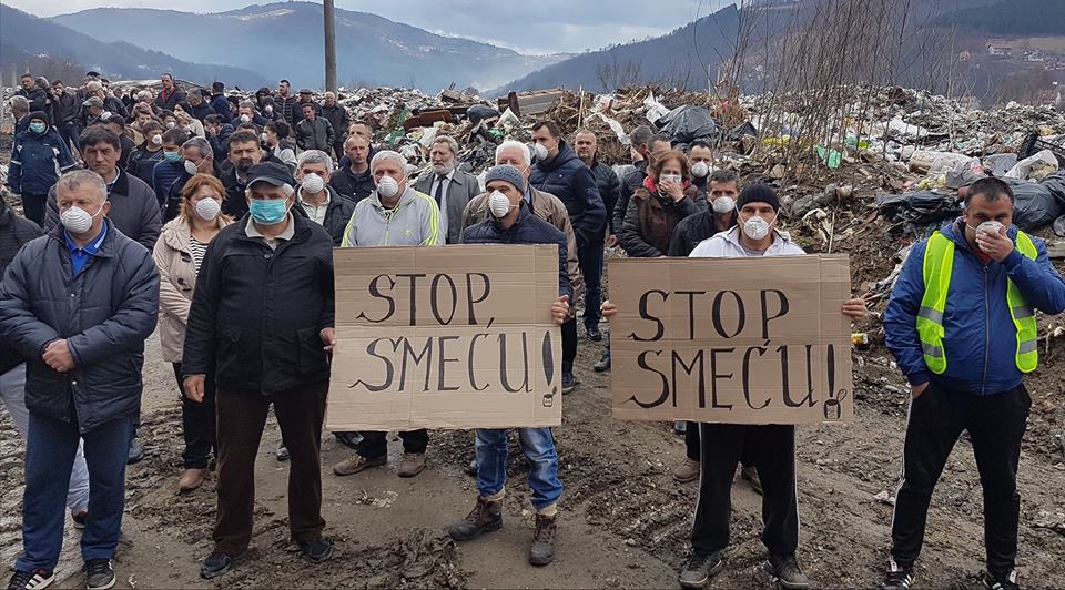 Blokada deponije u Prijepolju