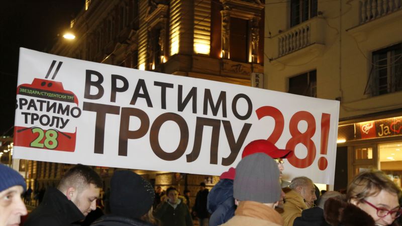 Blokada saobraćaja u Beogradu zbog ukidanja trolejbusa 28