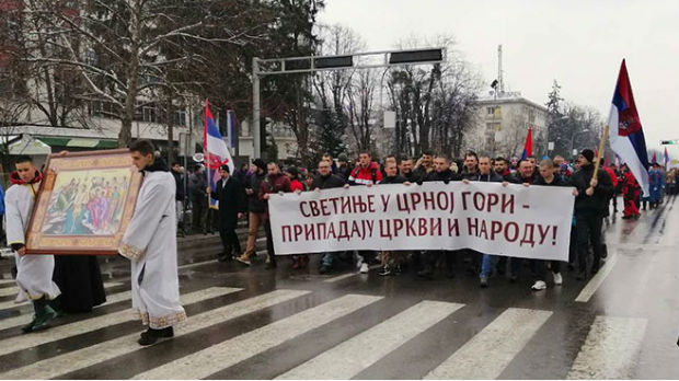 Bogojavljenje u Banjaluci, podrška vernicima SPC u Crnoj Gori