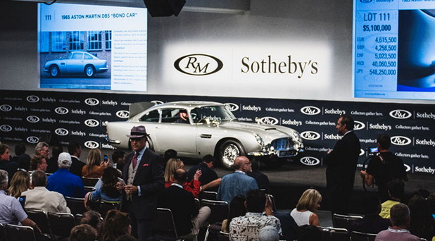 Bondov Aston Martin DB5 prodat za 6.385.000 dolara