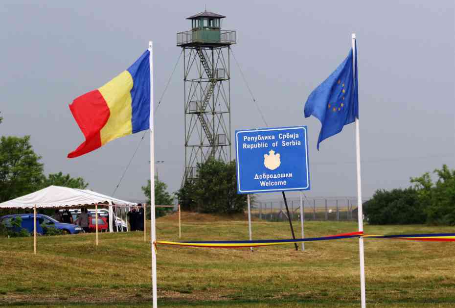 Border on the Serbia, Hungary, Romania tripoint, opened