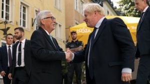 Boris Džonson i Žan-Klod Junker u Luksemburgu o Bregzitu