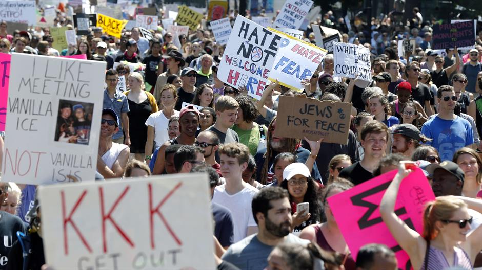Boston protestovao protiv rasizma