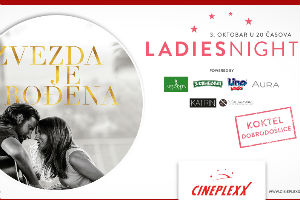 Bredli Kuper i Lejdi Gaga premijerno u filmu koji ostavlja bez daha: Pokloni i koktel dobrodošlice na Ladies night 3. oktobra u Cineplexxu