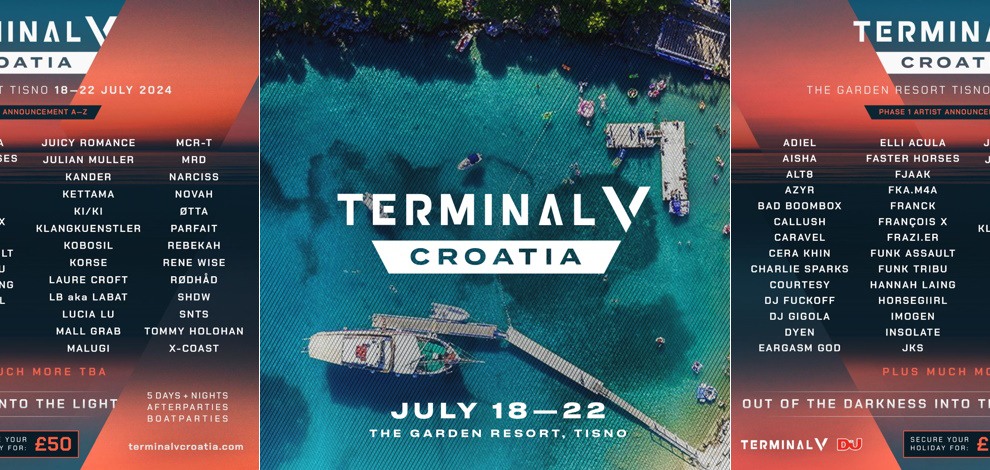 Britanski techno festival Terminal V stiže u Hrvatsku