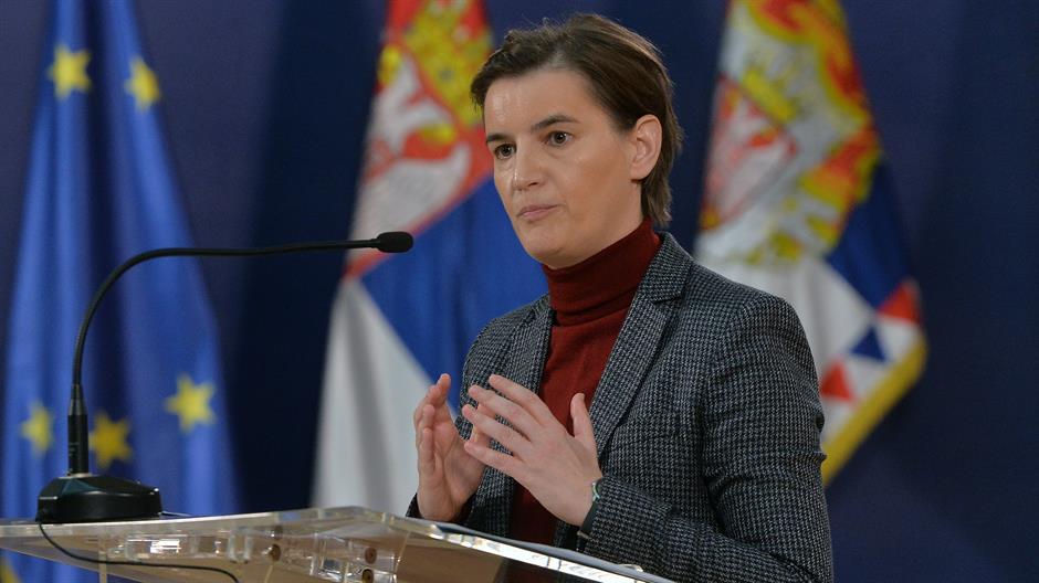 Brnabić: SzS, a ne vlast, deli Srbiju na građansku i krezubu