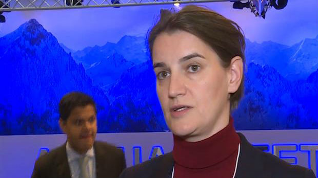Brnabić: U Davosu jasno da Srbija ide u korak sa Evropom