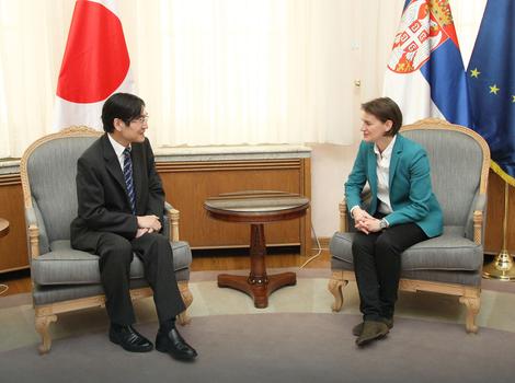 Brnabić i Takahara: Raste interes Japana za ulaganja u Srbiji